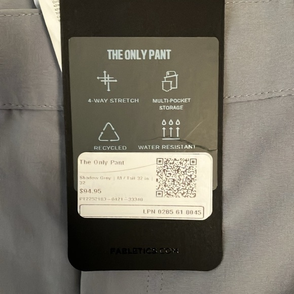 Fabletics the only pant shadow grey Tall size Medium - Picture 5 of 6